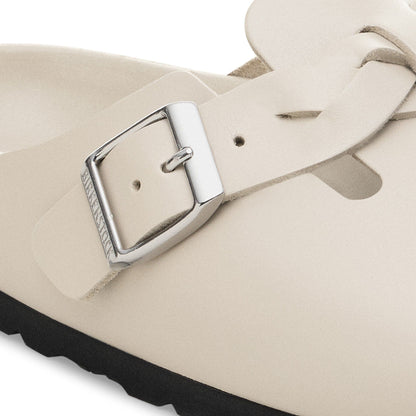 Boston Braided Leather in Color New Dressy Oyster | Birkenstock