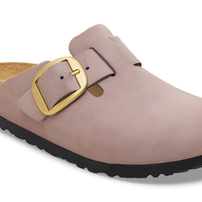 Boston Big Buckle Nubuck Leather in Color Faded Purple | Birkenstock