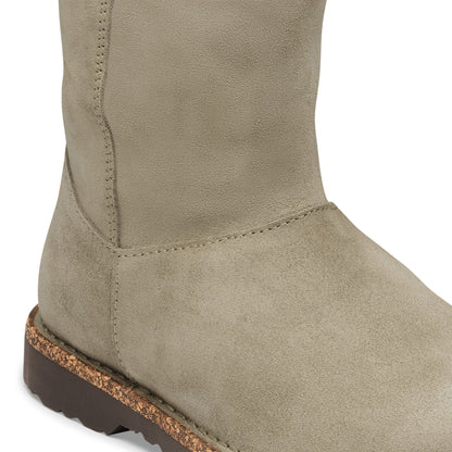 Uppsala Zip Shearling Suede Leather in Color Taupe | Birkenstock