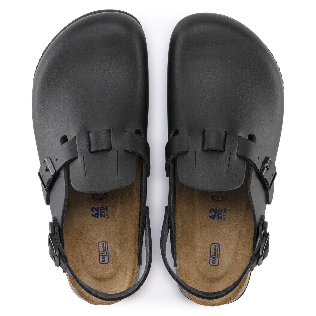 Kay Soft Footbed Birko-Flor in Color Black | Birkenstock