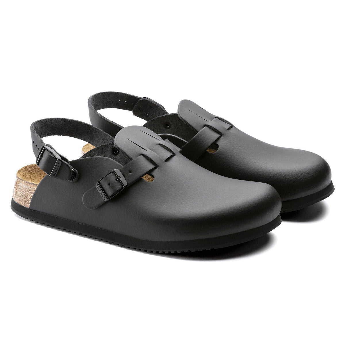 Kay Soft Footbed Birko-Flor in Color Black | Birkenstock