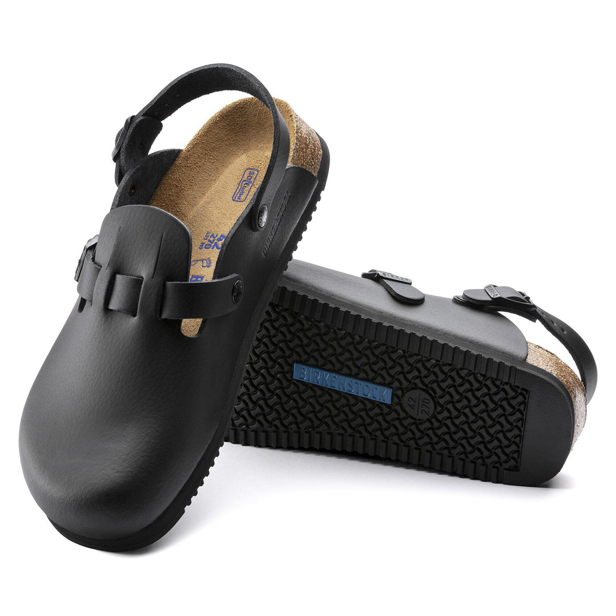 Kay Soft Footbed Birko-Flor in Color Black | Birkenstock