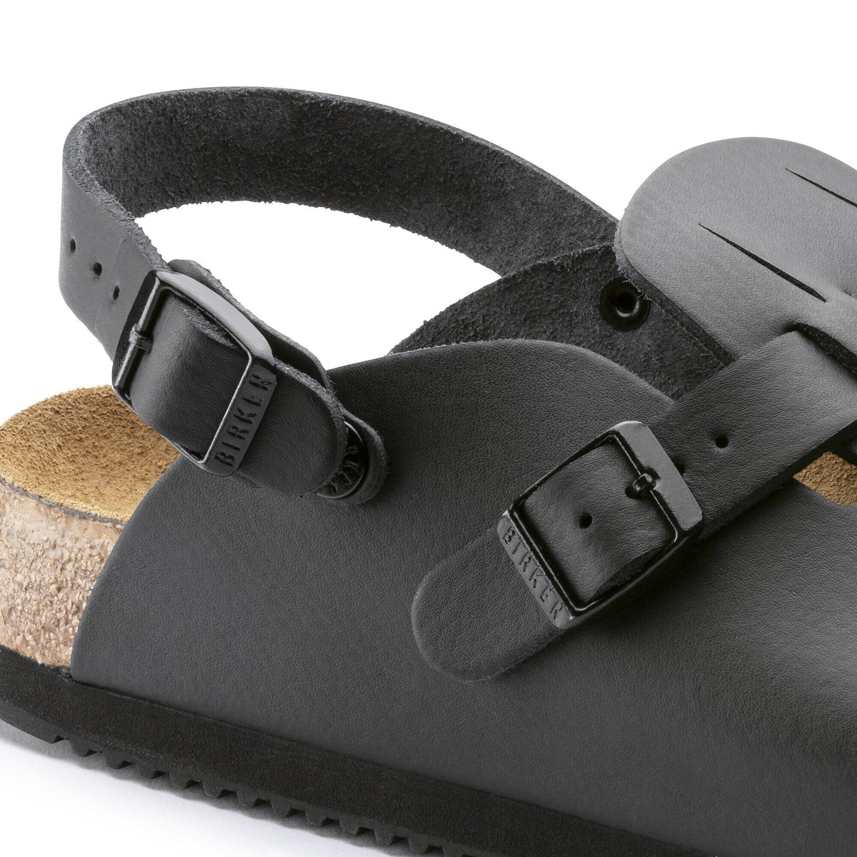 Kay Soft Footbed Birko-Flor in Color Black | Birkenstock