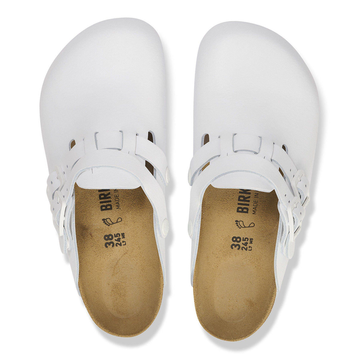 Kay PRO Natural Coated Leather in Color White | Birkenstock