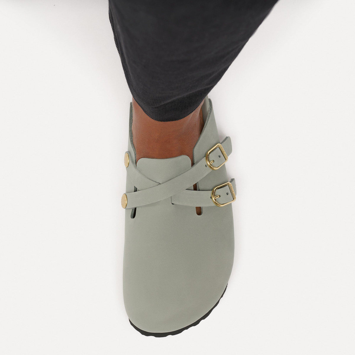 Blair Oiled Leather in Color Pure Sage | Birkenstock