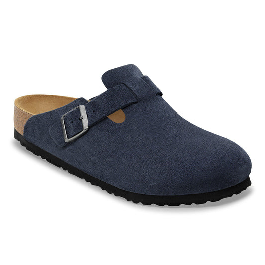 Boston Suede Leather in Color New Navy | Birkenstock