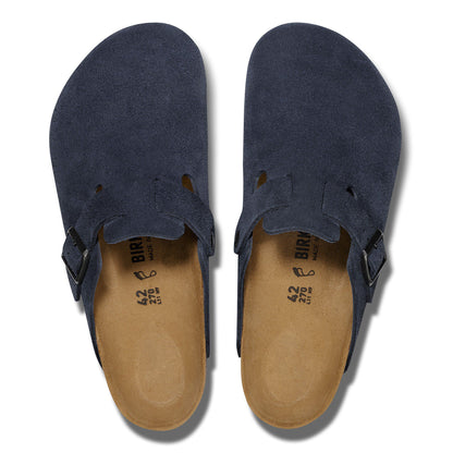 Boston Suede Leather in Color New Navy | Birkenstock