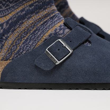 Boston Suede Leather in Color New Navy | Birkenstock