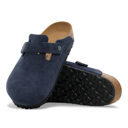 Boston Suede Leather in Color New Navy | Birkenstock