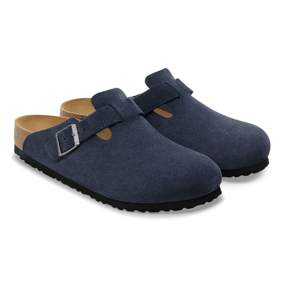 Boston Suede Leather in Color New Navy | Birkenstock