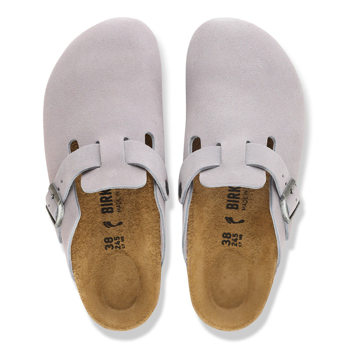 Boston Suede Leather in Color Lavender Sky | Birkenstock
