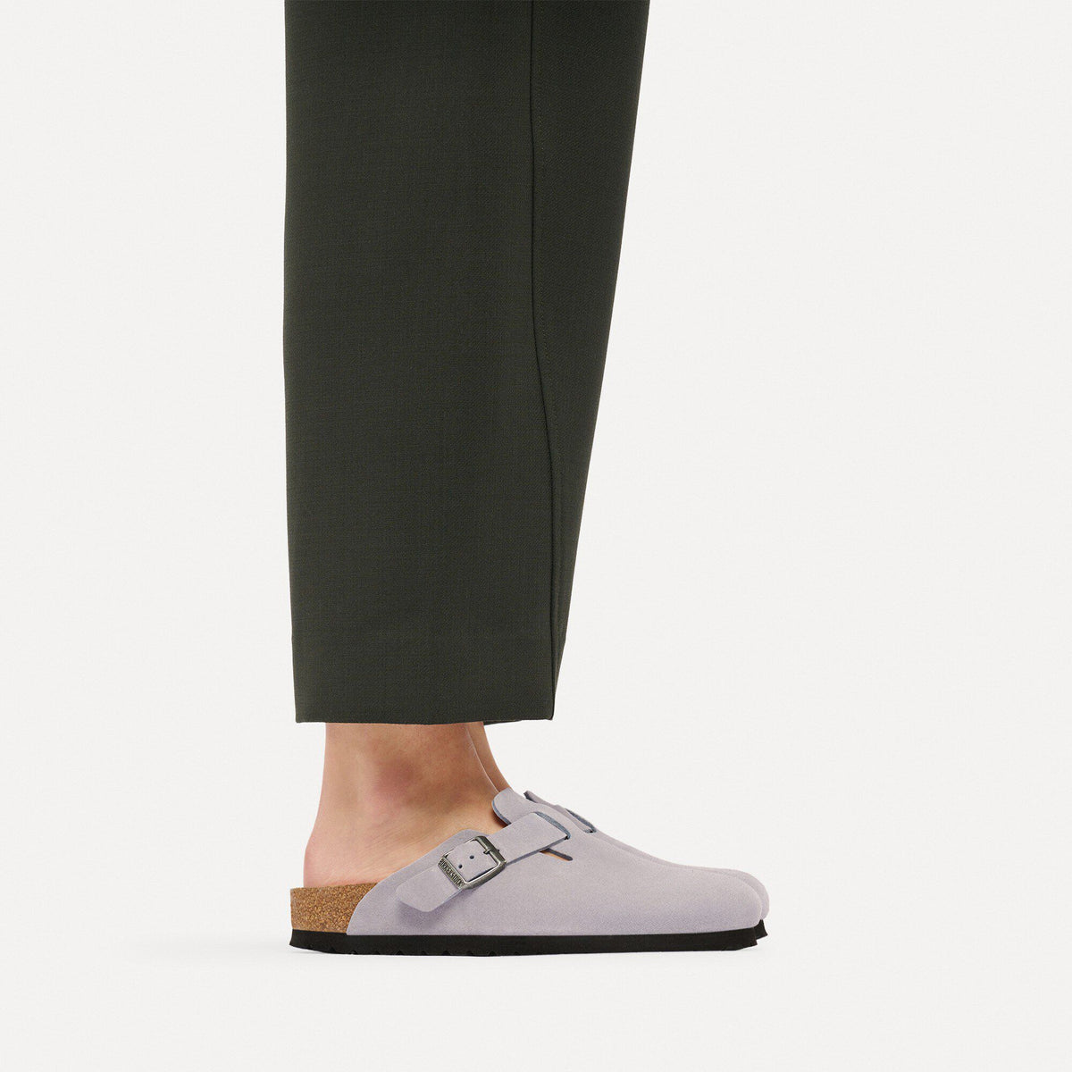 Boston Suede Leather in Color Lavender Sky | Birkenstock
