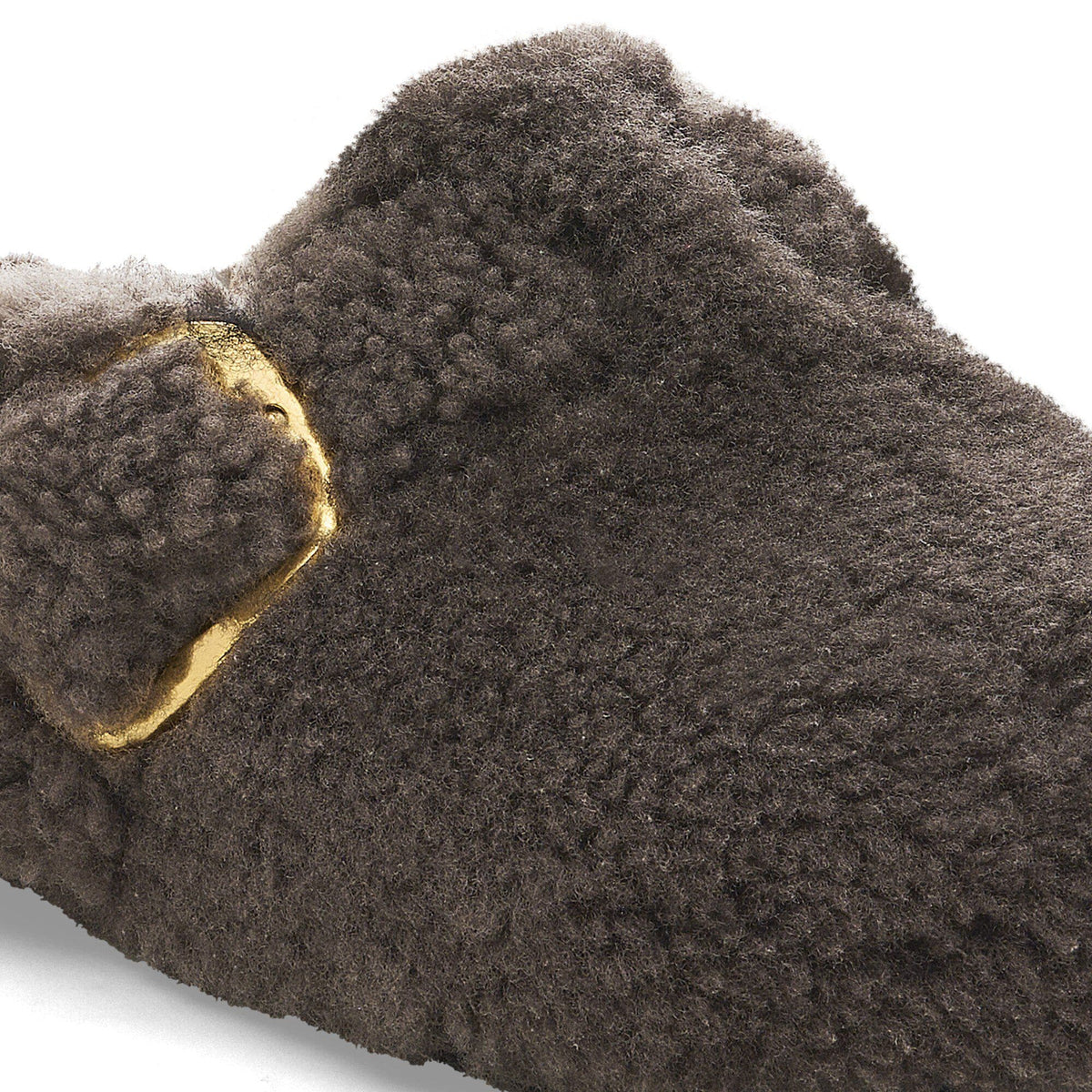 Boston Big Buckle Shearling in Color Concrete Gray | Birkenstock