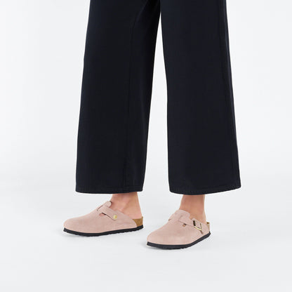 Boston Suede Leather in Color Light Rose | Birkenstock