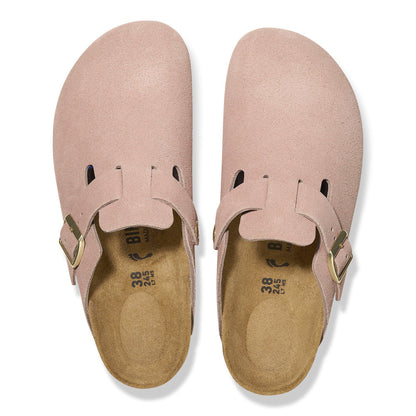 Boston Suede Leather in Color Light Rose | Birkenstock