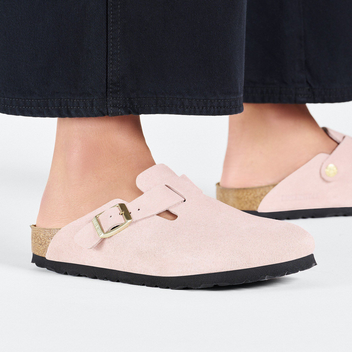 Boston Suede Leather in Color Light Rose | Birkenstock