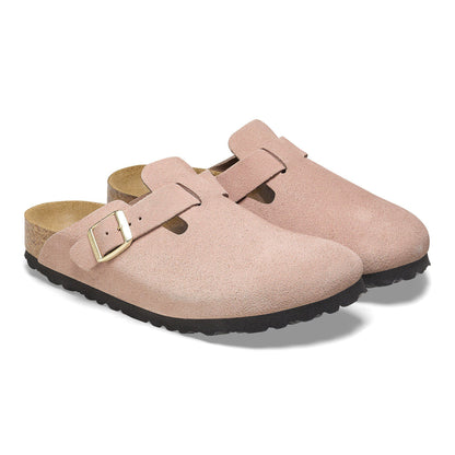 Boston Suede Leather in Color Light Rose | Birkenstock