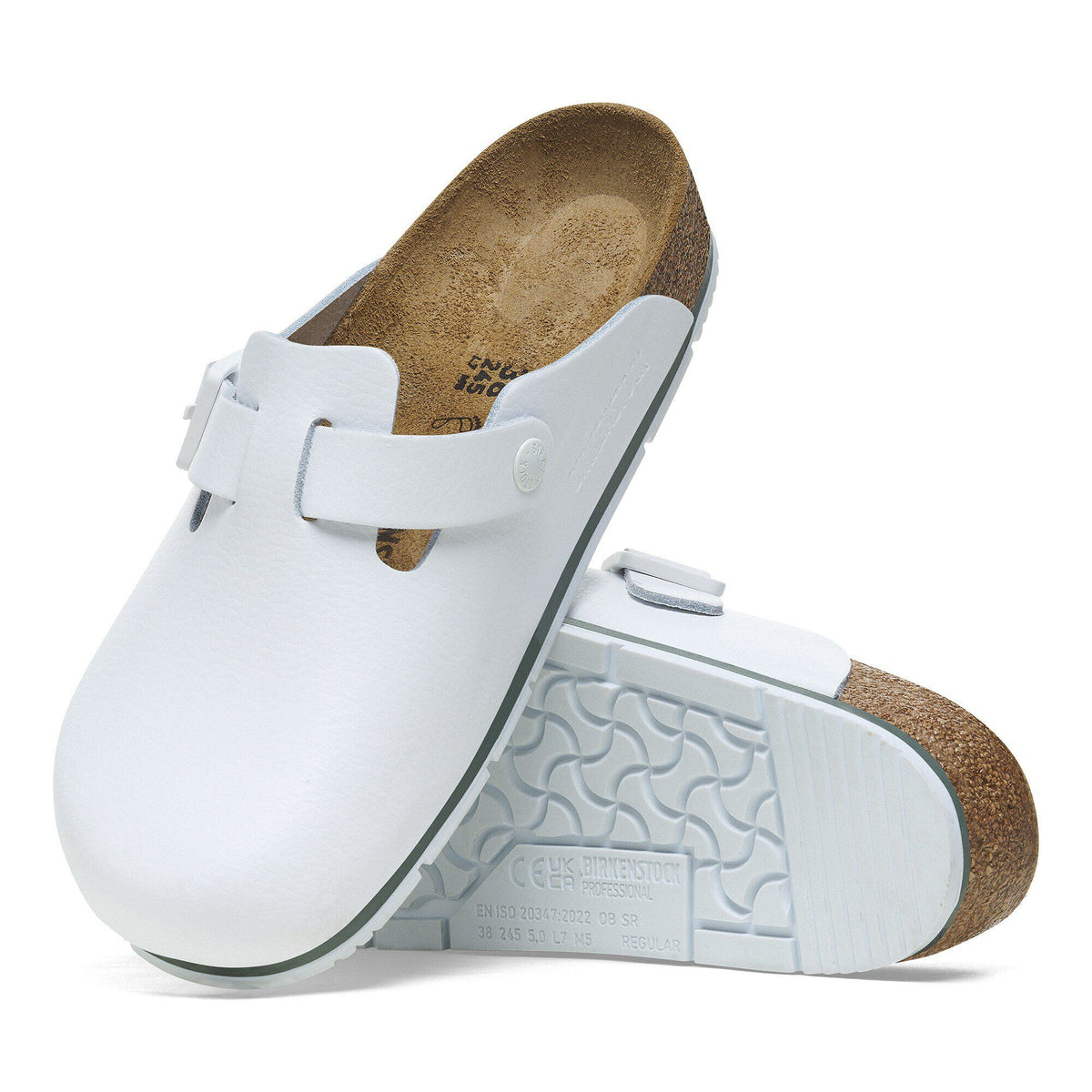 Boston Pro Leather in Color White | Birkenstock