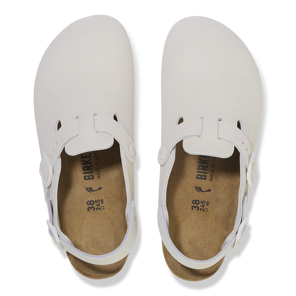 Tokio Suede Leather in Color Antique White | Birkenstock