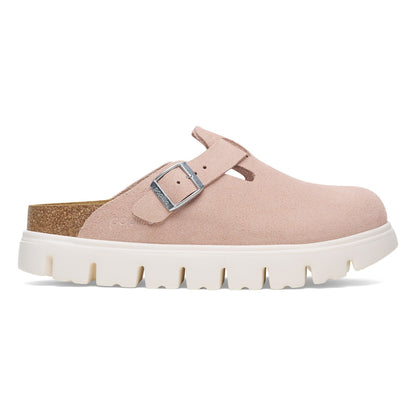 Boston Chunky Suede Leather in Color Light Rose | Birkenstock