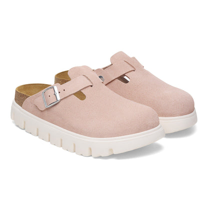 Boston Chunky Suede Leather in Color Light Rose | Birkenstock