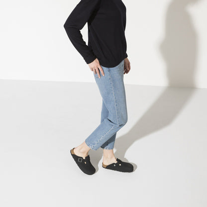 Boston Vegan Birkibuc in Color Black | Birkenstock
