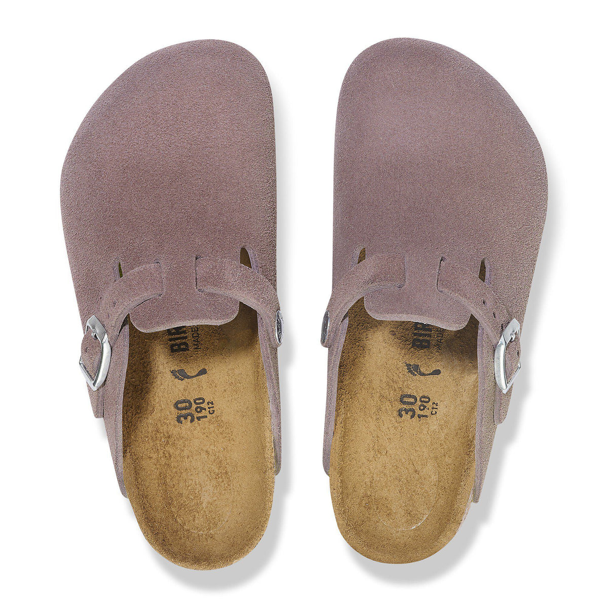 Boston Kids Suede Leather in Color Faded Purple | Birkenstock