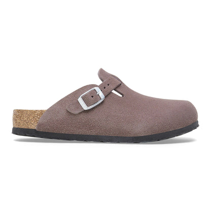 Boston Kids Suede Leather in Color Faded Purple | Birkenstock
