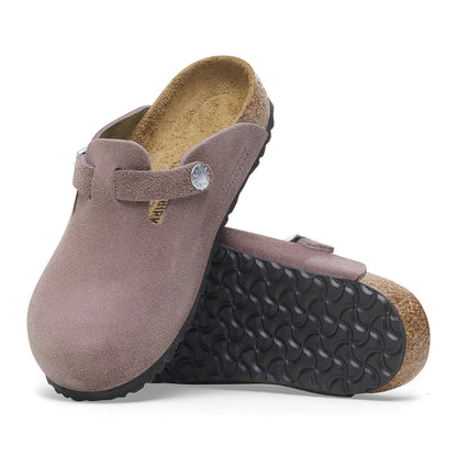 Boston Kids Suede Leather in Color Faded Purple | Birkenstock