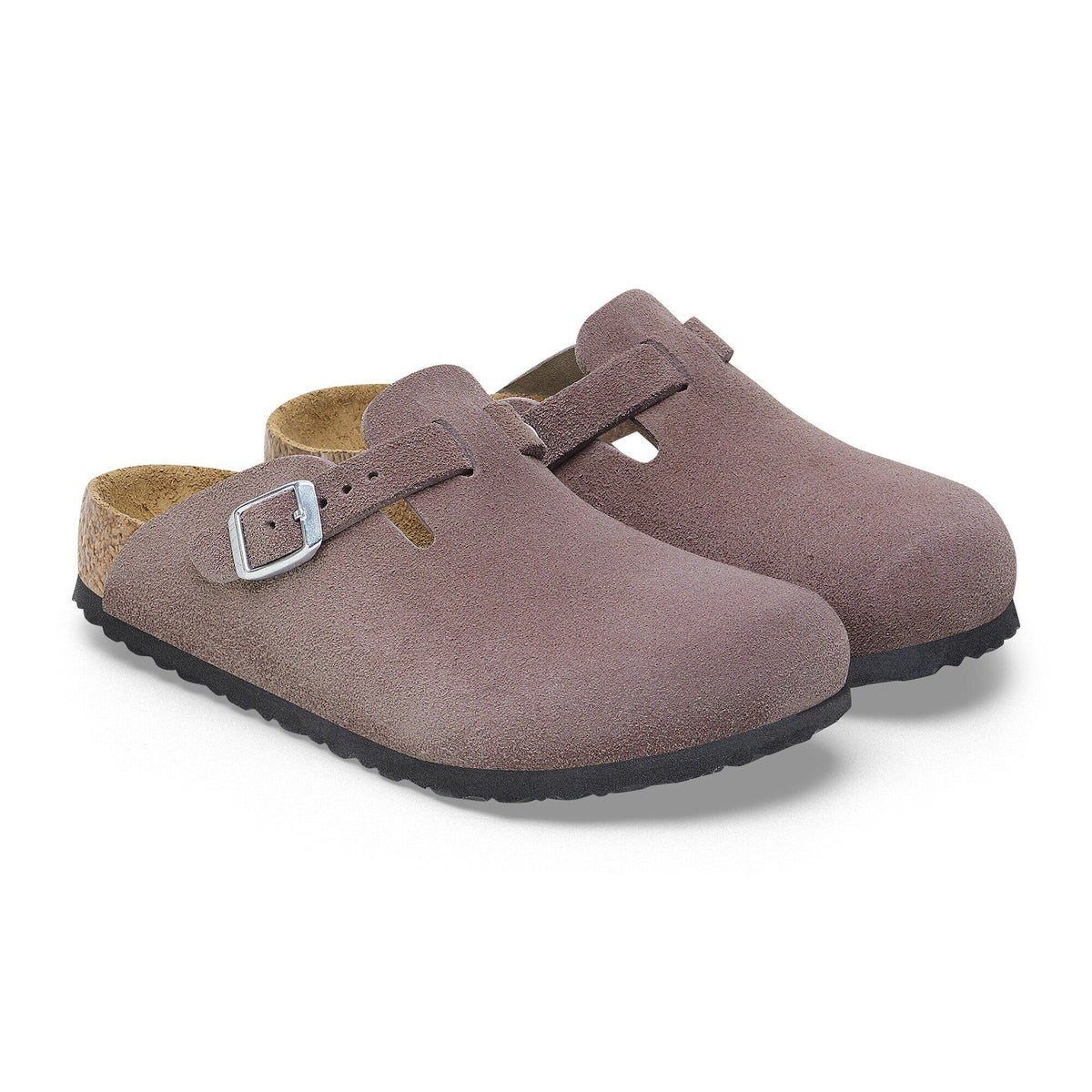 Boston Kids Suede Leather in Color Faded Purple | Birkenstock