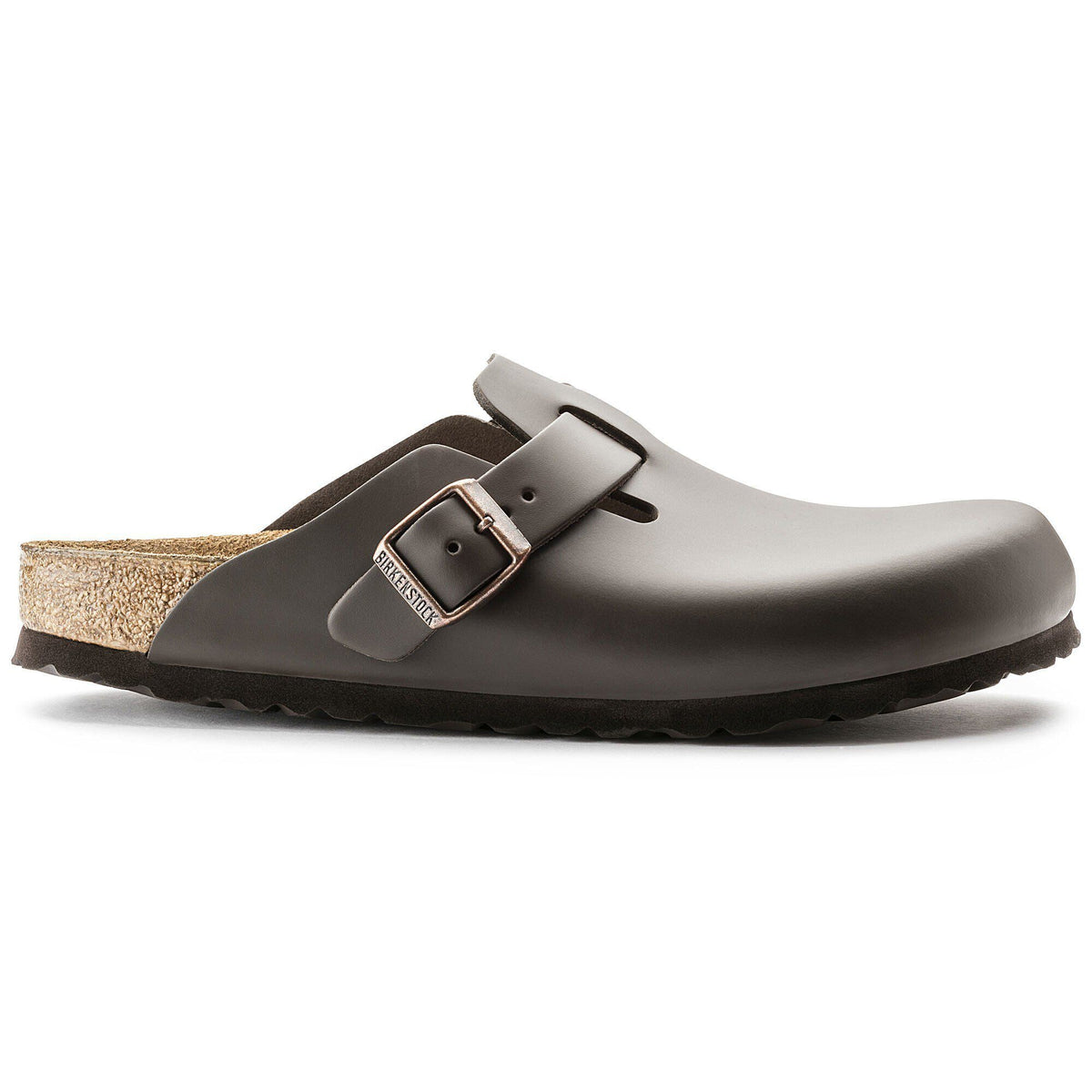 Boston Leather in Color Dark Brown | Birkenstock