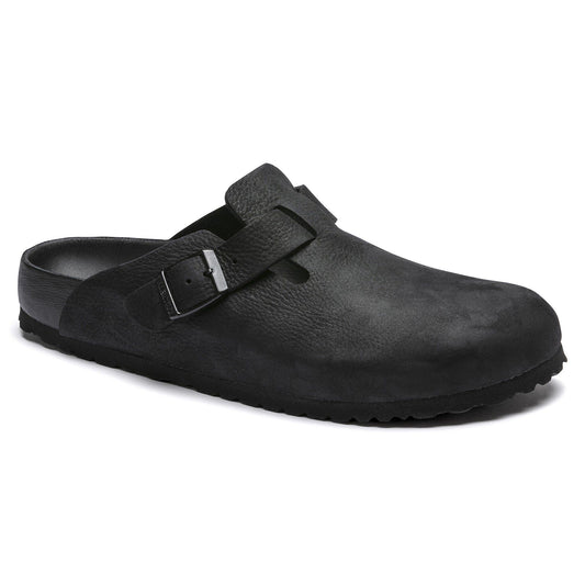 Boston Leather in Color Black | Birkenstock