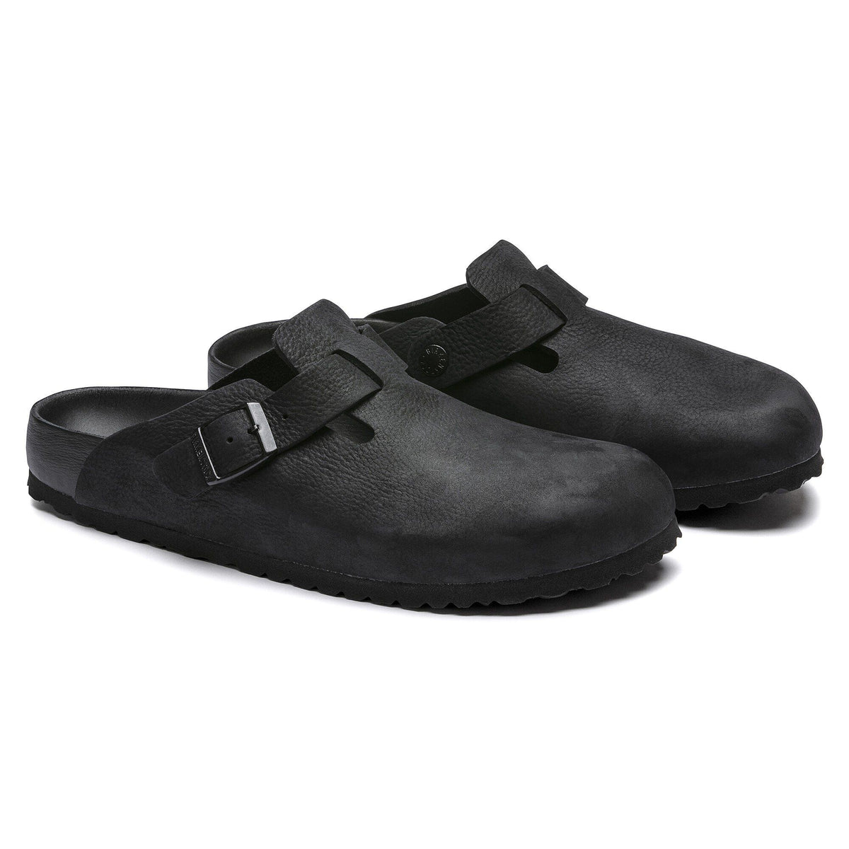 Boston Leather in Color Black | Birkenstock