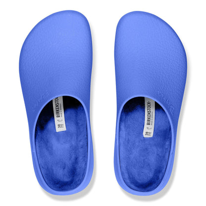 Super-Birki Shearling Polyurethane in Color Ultra Blue | Birkenstock