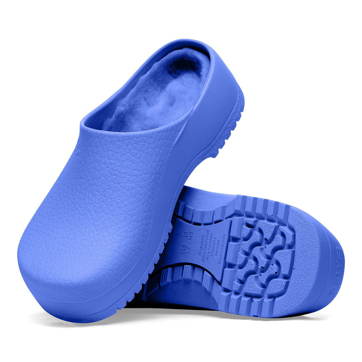 Super-Birki Shearling Polyurethane in Color Ultra Blue | Birkenstock