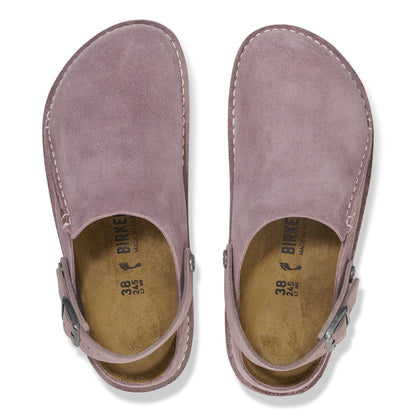 Lutry Premium Suede Suede Leather in Color Faded Purple | Birkenstock