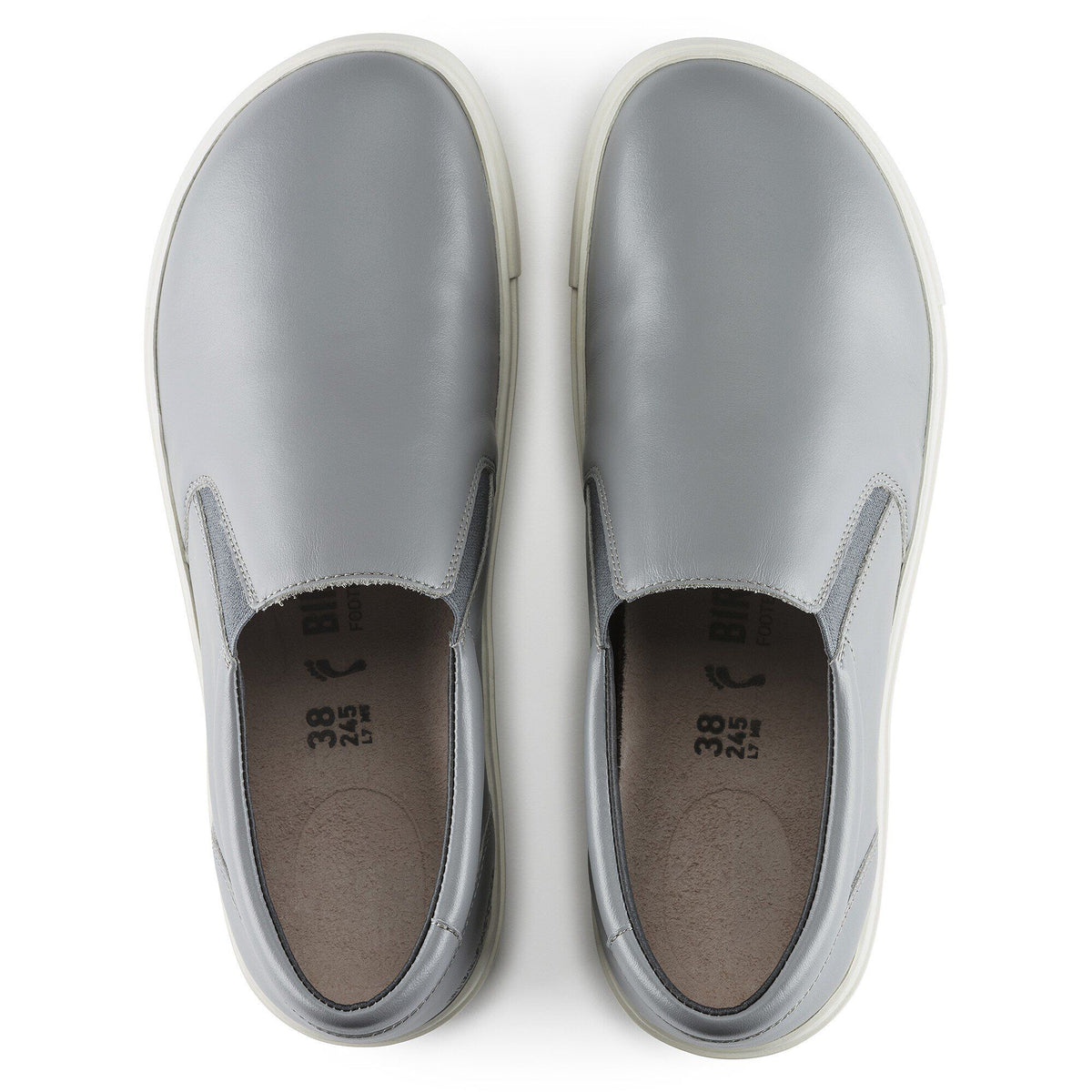 Oswego Leather in Color Gray | Birkenstock