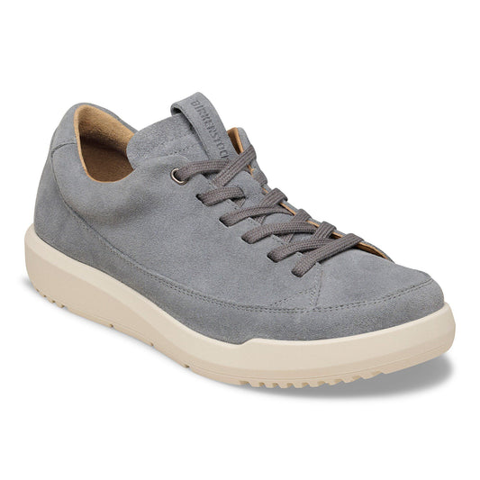 Melbourne Suede Leather in Color Basalt Gray | Birkenstock