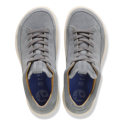 Melbourne Suede Leather in Color Basalt Gray | Birkenstock