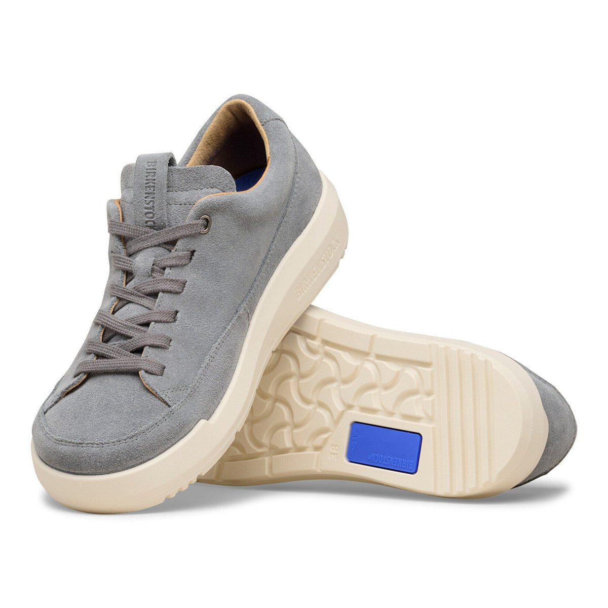 Melbourne Suede Leather in Color Basalt Gray | Birkenstock