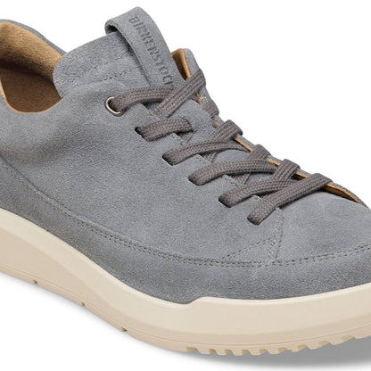 Melbourne Suede Leather in Color Basalt Gray | Birkenstock
