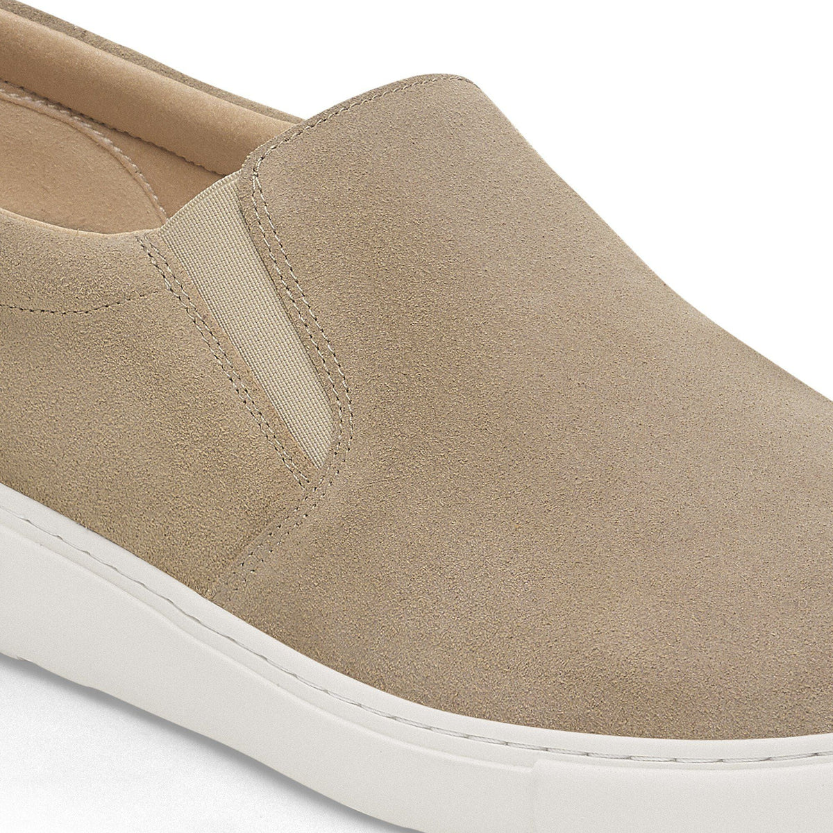 Oswego Suede Leather in Color Taupe | Birkenstock