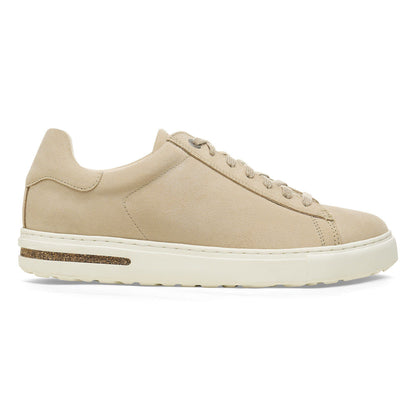 Bend Low Suede Leather in Color Sandcastle/White | Birkenstock