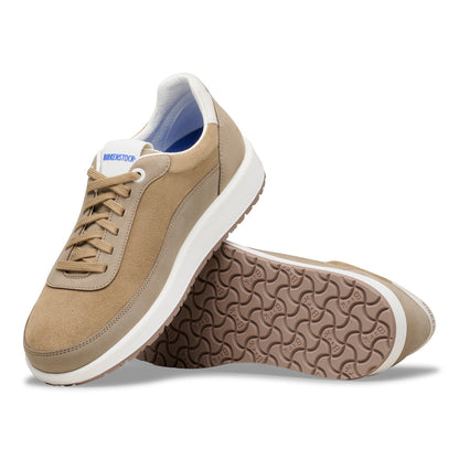 Honnef City Mixed Leather in Color Gray Taupe | Birkenstock