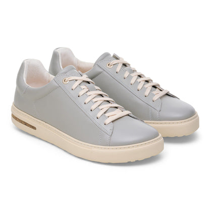 Bend Low Natural Leather Patent in Color Stone Coin | Birkenstock