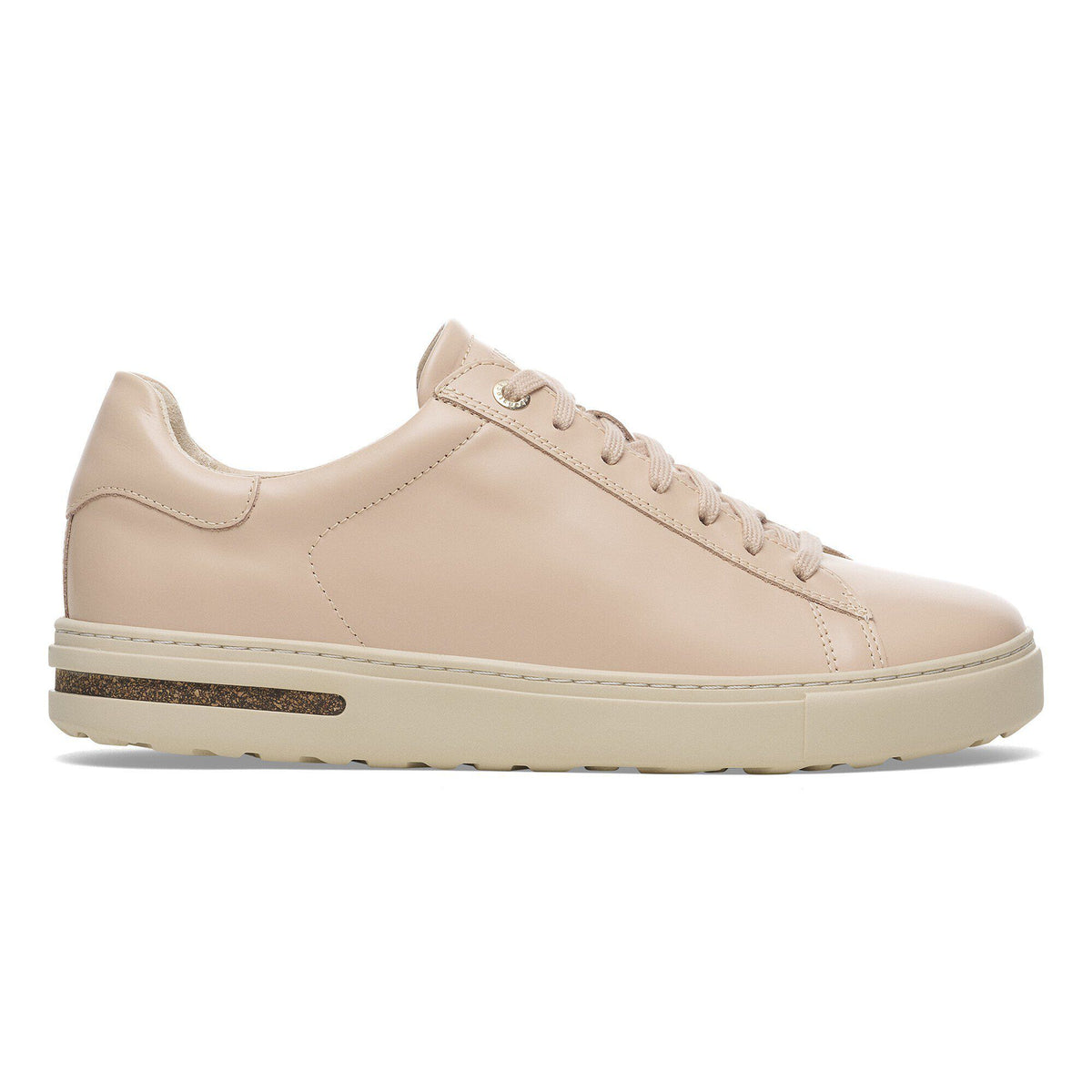 Bend Low Natural Leather Patent in Color New Beige | Birkenstock