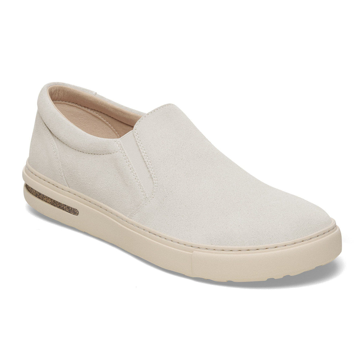 Oswego Suede Leather in Color Antique White | Birkenstock