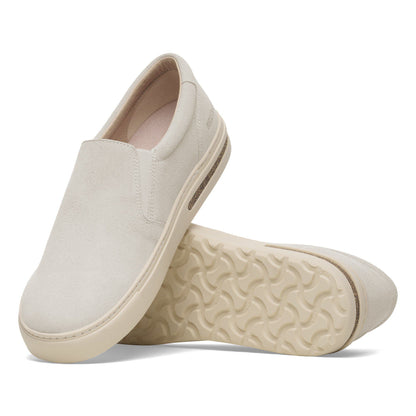Oswego Suede Leather in Color Antique White | Birkenstock