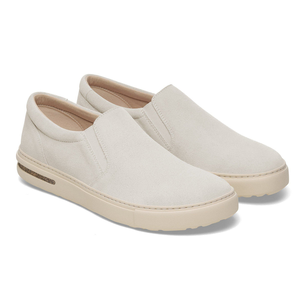 Oswego Suede Leather in Color Antique White | Birkenstock
