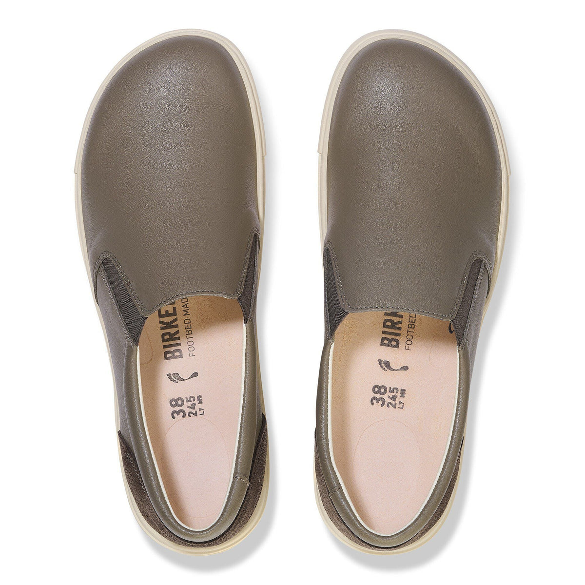 Oswego Mixed Leather in Color Concrete Gray | Birkenstock